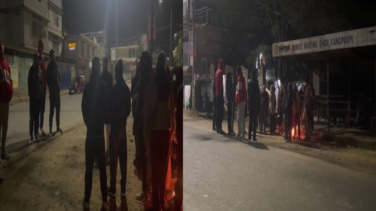 Tension mounts as Kuki-Zo community blocks ‘Manipur Peace Route’ cyclist in Kangpokpi