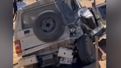 Assam: Three critically injured as stone-laden dumper rams Bolero on Patharkandi Bypass