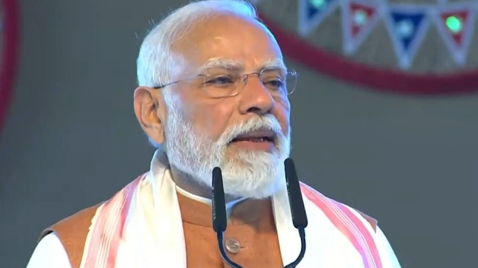 PM Modi in Guwahati: Congress turned government jobs into a “Parchi–Kharchi” affair