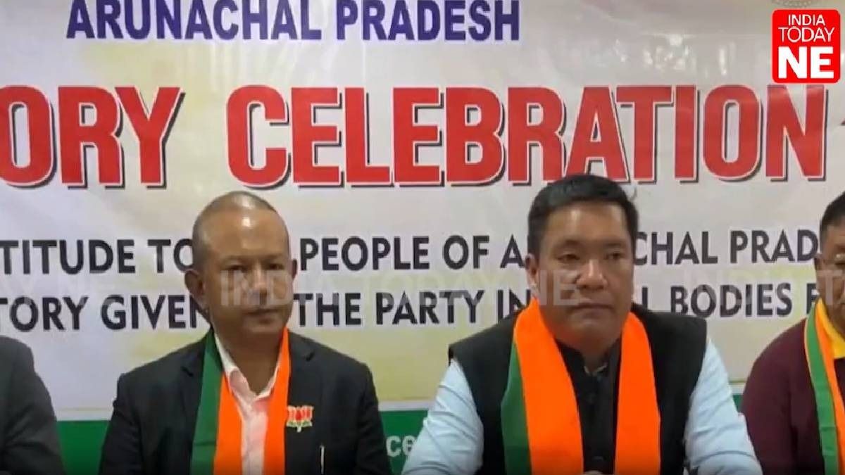 "Thumping mandate for development": Arunachal CM on BJP’s big win in panchayat and civic body polls