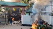 Protesters torch KAAC chief Tuliram Ronghang’s residence in Donkamokam amid land row Protesters torch KAAC chief Tuliram Ronghang’s residence in Donkamokam amid land row