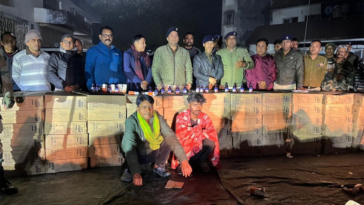 Tripura: Codeine haul worth Rs 1.26 crore seized at Churaibari, two arrested