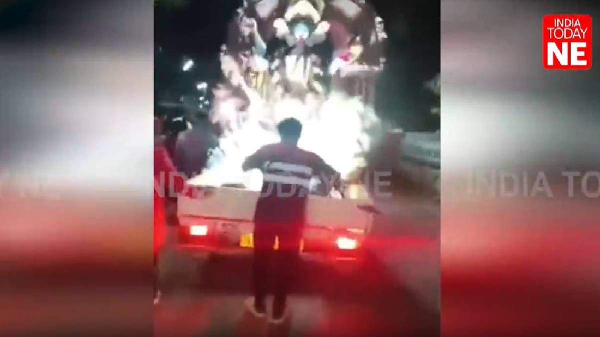 Assam: Goddess Kali idol immersion halted at border gate, BSF action triggers outrage in Sribhumi