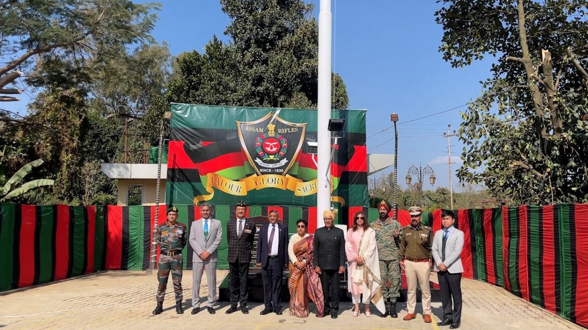 Manipur Governor inaugurates monumental national flag at historic Kangla site