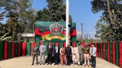 Manipur Governor inaugurates monumental national flag at historic Kangla site Manipur Governor inaugurates monumental national flag at historic Kangla site