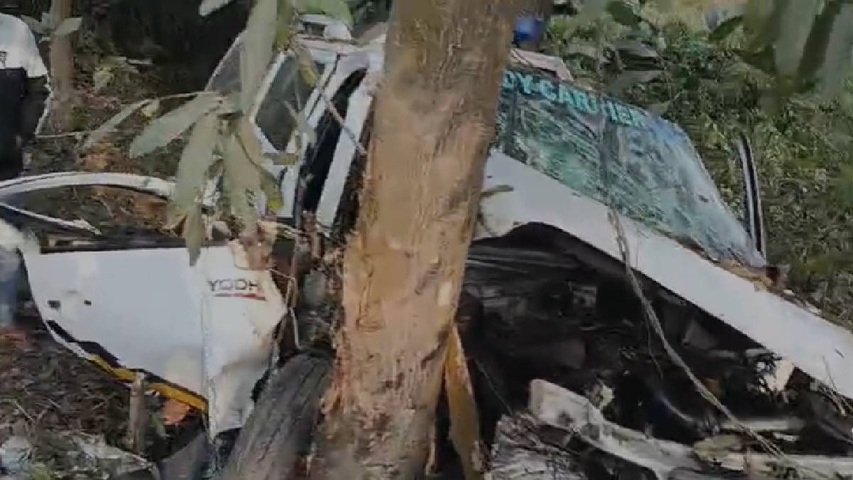 Ambulance carrying woman’s body from Kolkata crashes on NH-31 in Assam, three critically injured