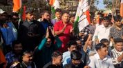 Youth Congress protests in Assam’s Sribhumi over alleged deletion of voters’ names Youth Congress protests in Assam’s Sribhumi over alleged deletion of voters’ names