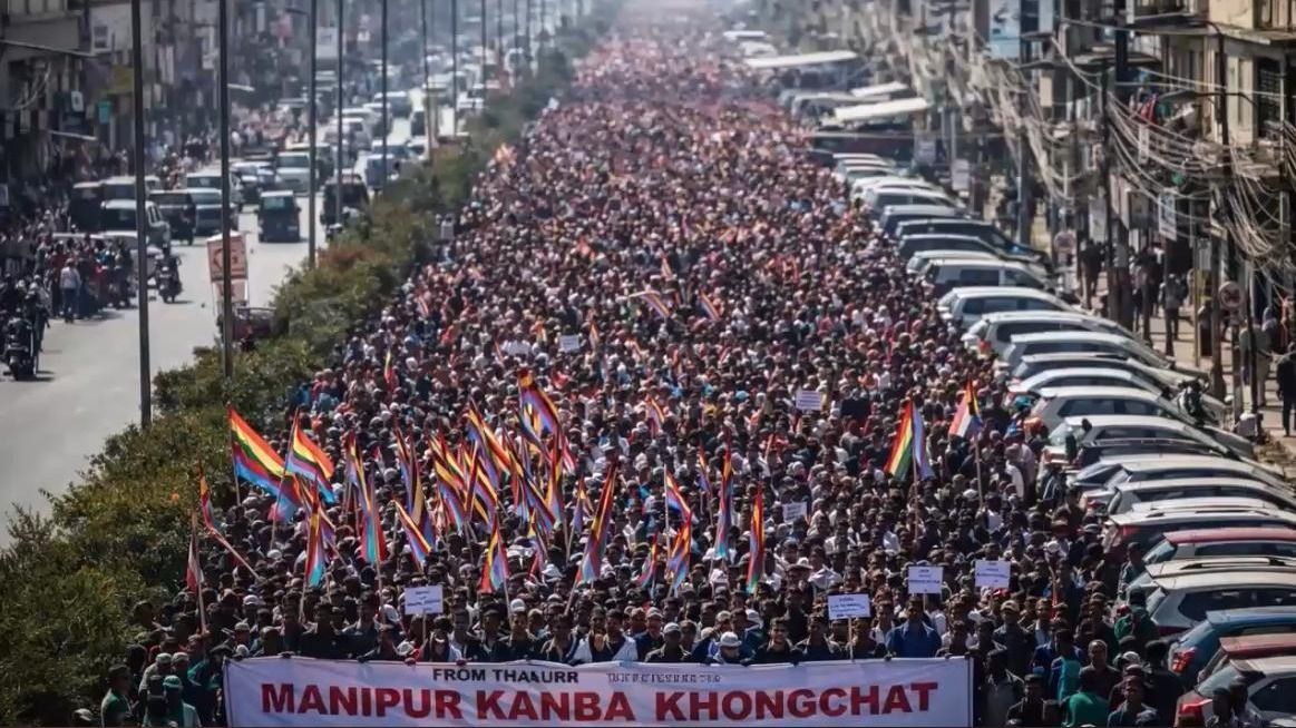 ‘March to save Manipur’: Mass protest in Imphal demands abrogation of SoO, action against cross-border terror