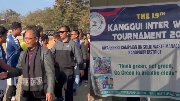 Kangpokpi’s annual inter-ward sports tournament KIWT 2026 concludes with solid waste management drive