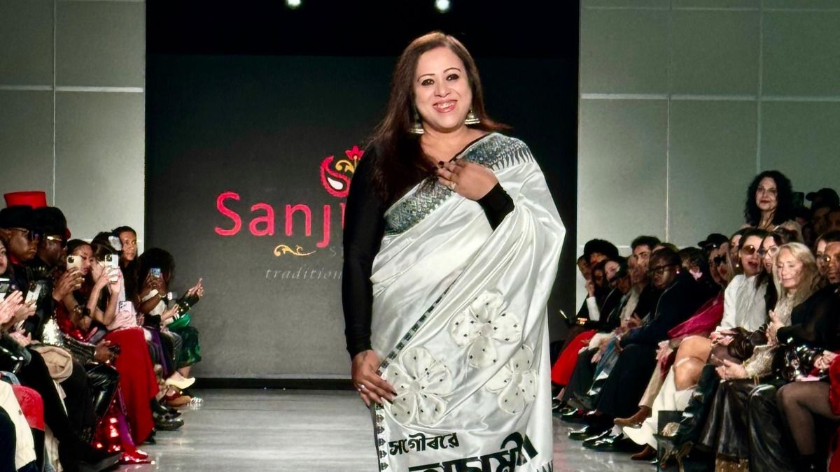 Sanjukta Dutta brings Assamese handloom to global spotlight at New York Fashion Week