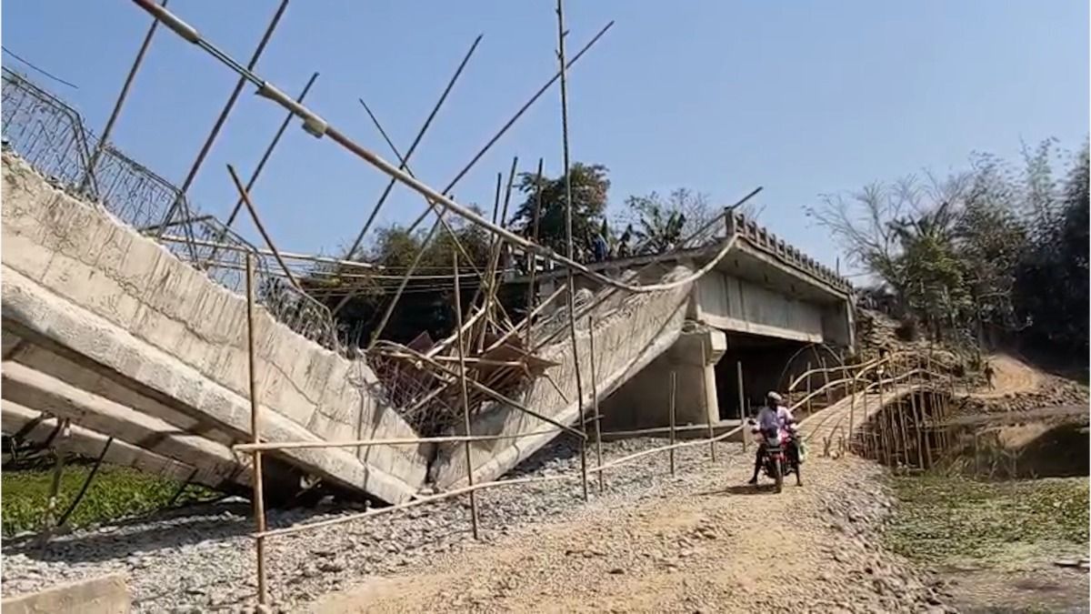 Four workers injured after under-construction bridge collapses in Assam’s Laharighat