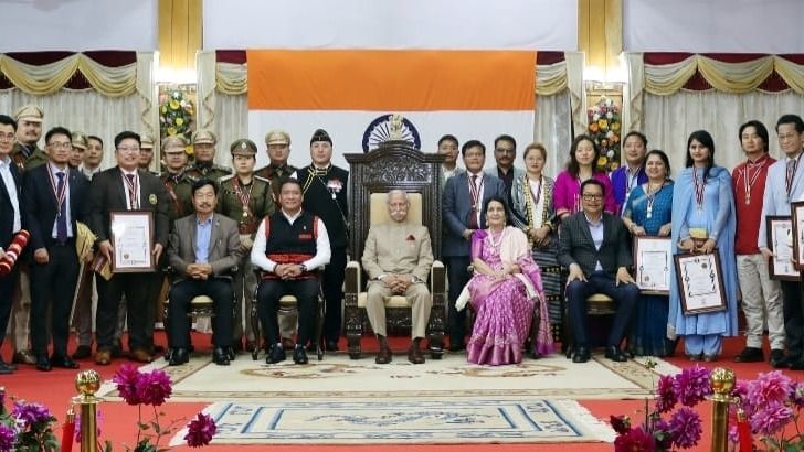  Arunachal Guv confers State Awards, CM’s Award for excellence in public administration