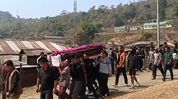 Mortal remains of Manipur MLA Vungzagin Valte reach Churachandpur, funeral likely tomorrow Mortal remains of Manipur MLA Vungzagin Valte reach Churachandpur, funeral likely tomorrow
