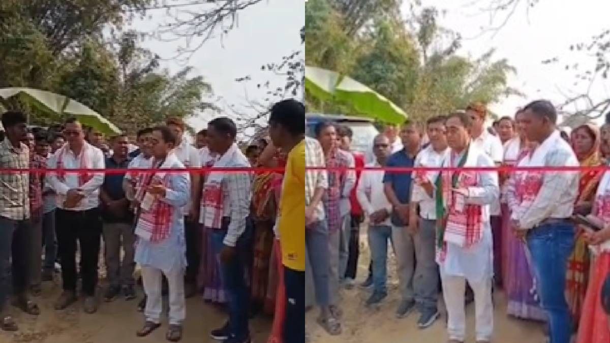 Assam: Public anger erupts as Barchala MLA inaugurates unpaved road instead of promised paved stretch