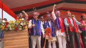 Massive show of strength in Assam's Goalpara as 5000 from Garo community join BJP Massive show of strength in Assam's Goalpara as 5000 from Garo community join BJP