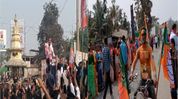 Himanta Biswa Sarma leads massive rally in Jagiroad on day two of Jana Ashirvad Yatra Himanta Biswa Sarma leads massive rally in Jagiroad on day two of Jana Ashirvad Yatra