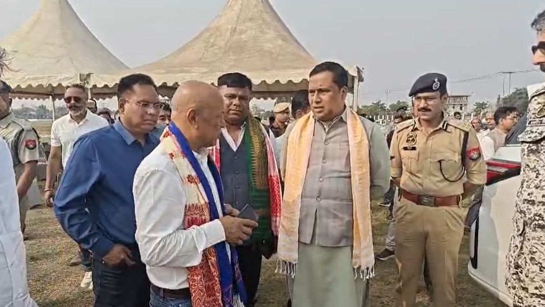 Assam Minister review preparations amid the visit of PM Modi in Kokrajhar on March 13
