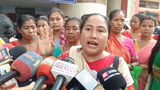 Orunodoi beneficiaries stage protest in Assam’s Kokrajhar over removal from list