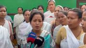 Women protest outside BJP office in Assam’s Digboi over exclusion from Orunodoi scheme Women protest outside BJP office in Assam’s Digboi over exclusion from Orunodoi scheme