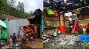 Heavy rain, hailstorm disrupt normal life across Manipur, houses damaged, crops hit Heavy rain, hailstorm disrupt normal life across Manipur, houses damaged, crops hit