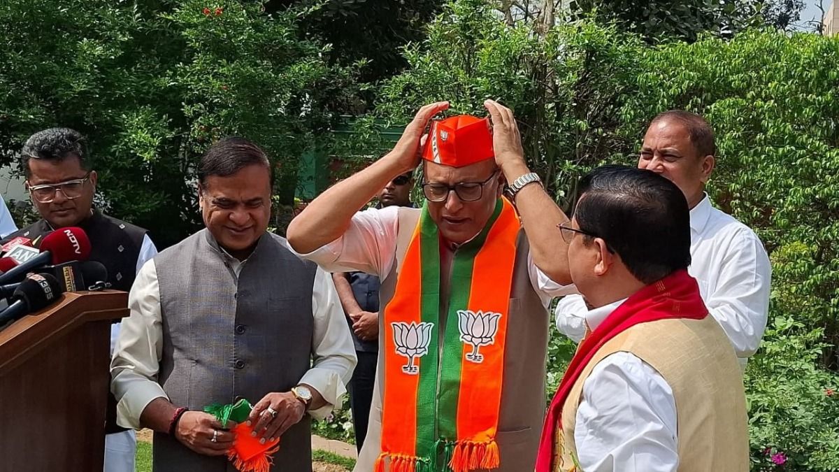 Pradyut Bordoloi joins BJP in presence of Assam CM after resigning from Congress