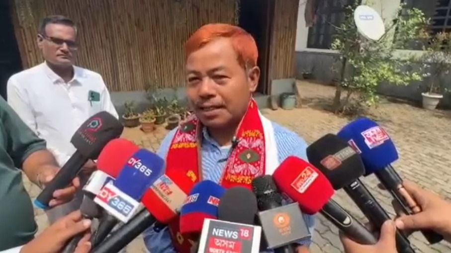 Tankeswar Rabha expresses happiness after being named BJP candidate for Assam's Dudhnoi ST seat