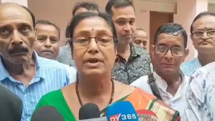 Assam: Congress candidate Suruchi Roy files nomination in  Ramkrishnanagar for Assembly polls 2026, raises “local vs Bangladeshi” plank