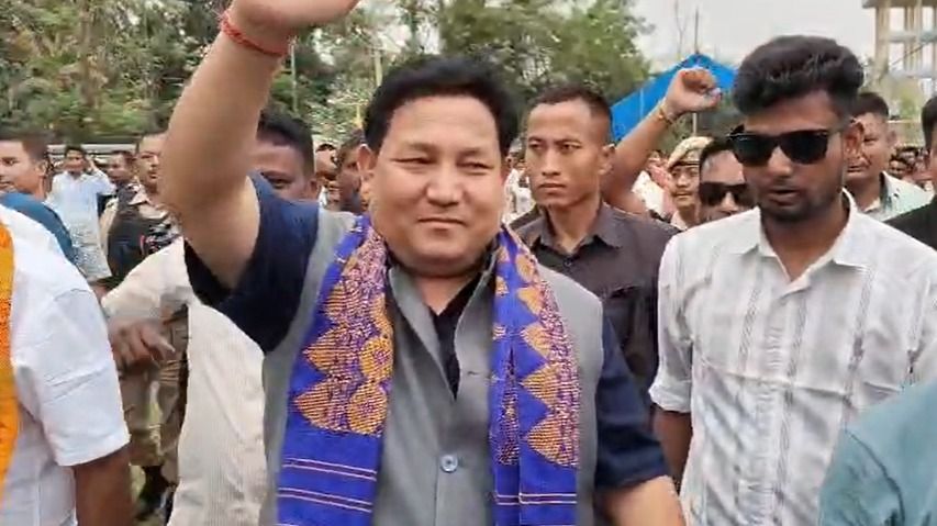 UPPL holds massive rally in Assam's Dotma; Pramod Boro says party contesting independently