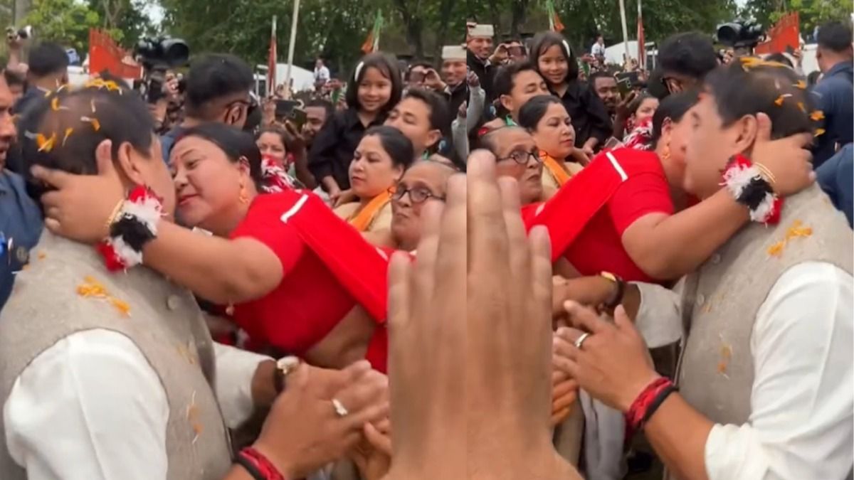 ‘Marks of Love’ to hugs and kisses, women mob Himanta Biswa Sarma in Lakhimpur campaign