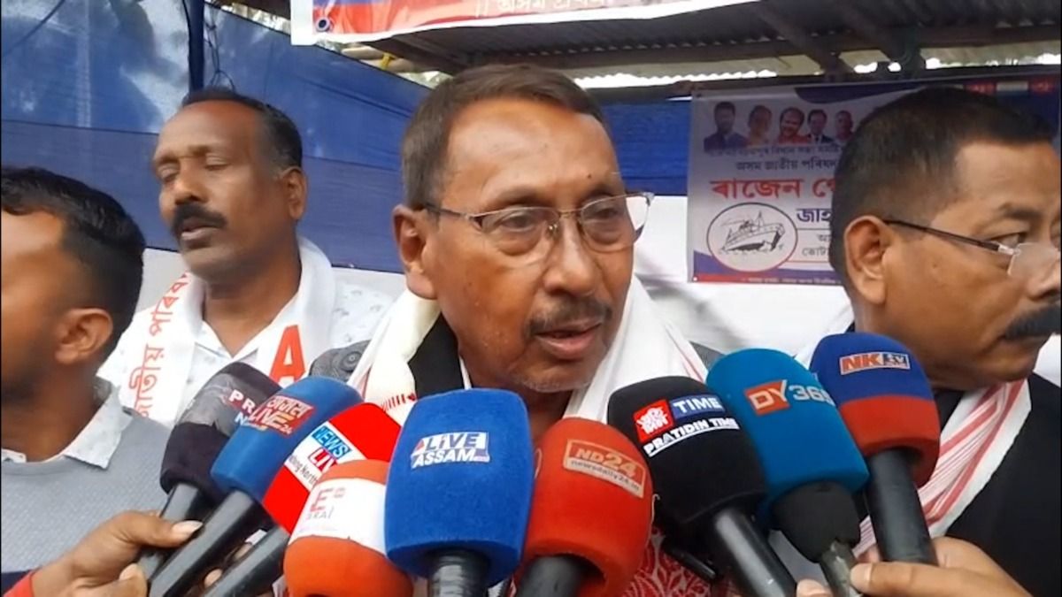 Assam: Clash erupts during poll campaign in Nagaon’s Barhampur as AJP Candidate Rajen Gohain faces protests