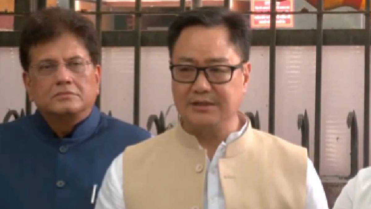 Kiren Rijiju submits petition to Election Commission over alleged irregularities in West Bengal polls
