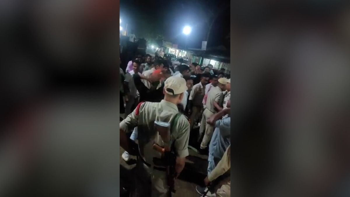 Congress leader forced to retreat from campaign site amid protests in Assam's Goalpara