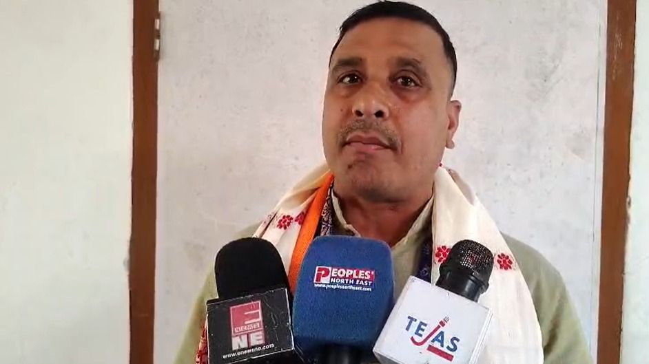 Former AASU leader Harsha Das joins BJP at Ranjeet Kumar Dass campaign rally in Assam's Sarbhog 