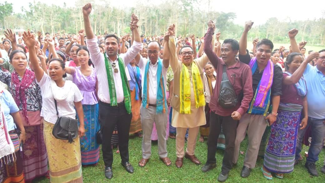 NPP leaders pitch development agenda at Boko-Chaygaon rally in Assam, seek support for Ganseng B. Sangma