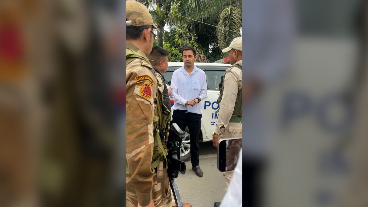 Manipur: Man attempts self-immolation outside Lok Bhavan over Tronglaobi attack, police intervene