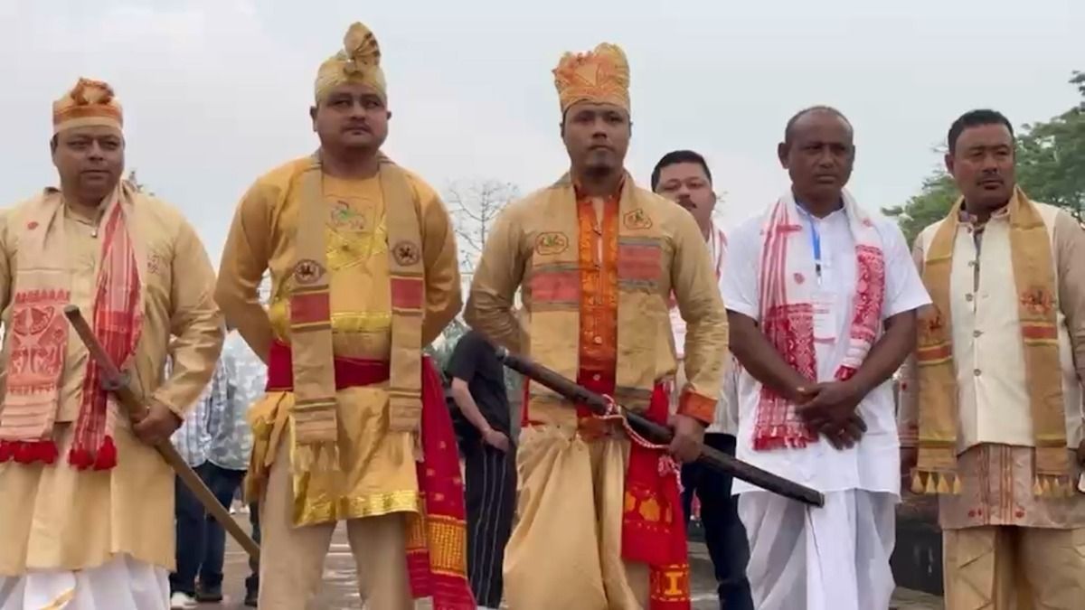 Assam's Sivasagar hosts spectacular Rongali Bihu celebrations at Rang Ghar
