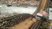 Menga bridge collapses in Arunachal’s Upper Subansiri; alternate route opened Menga bridge collapses in Arunachal’s Upper Subansiri; alternate route opened