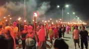 Manipur torch rally halted in Imphal West after scuffle, tear gas used to disperse protesters Manipur torch rally halted in Imphal West after scuffle, tear gas used to disperse protesters