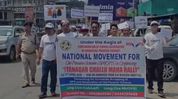 Arunachal government employees take to streets over pension uncertainty Arunachal government employees take to streets over pension uncertainty