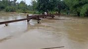 Assam: Sribhumi's South Ramkrishnanagar isolated after rising Singla river sweeps away bridge Assam: Sribhumi's South Ramkrishnanagar isolated after rising Singla river sweeps away bridge