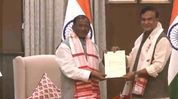 Himanta Biswa Sarma submits resignation, clears way for new Assam government Himanta Biswa Sarma submits resignation, clears way for new Assam government
