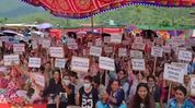 Manipur's Gorkha community holds protest in Kangpokpi over murder of elderly woman Manipur's Gorkha community holds protest in Kangpokpi over murder of elderly woman
