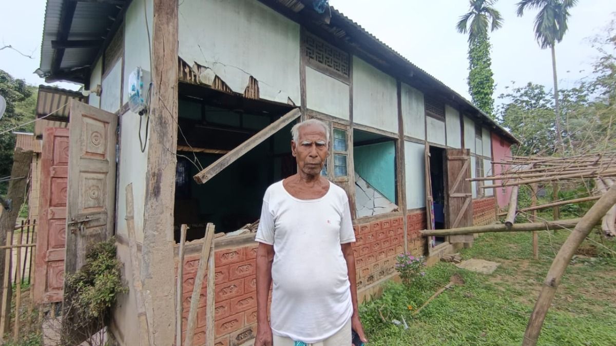 Wild elephants destroy homes in Assam village, spark outrage over forest department inaction