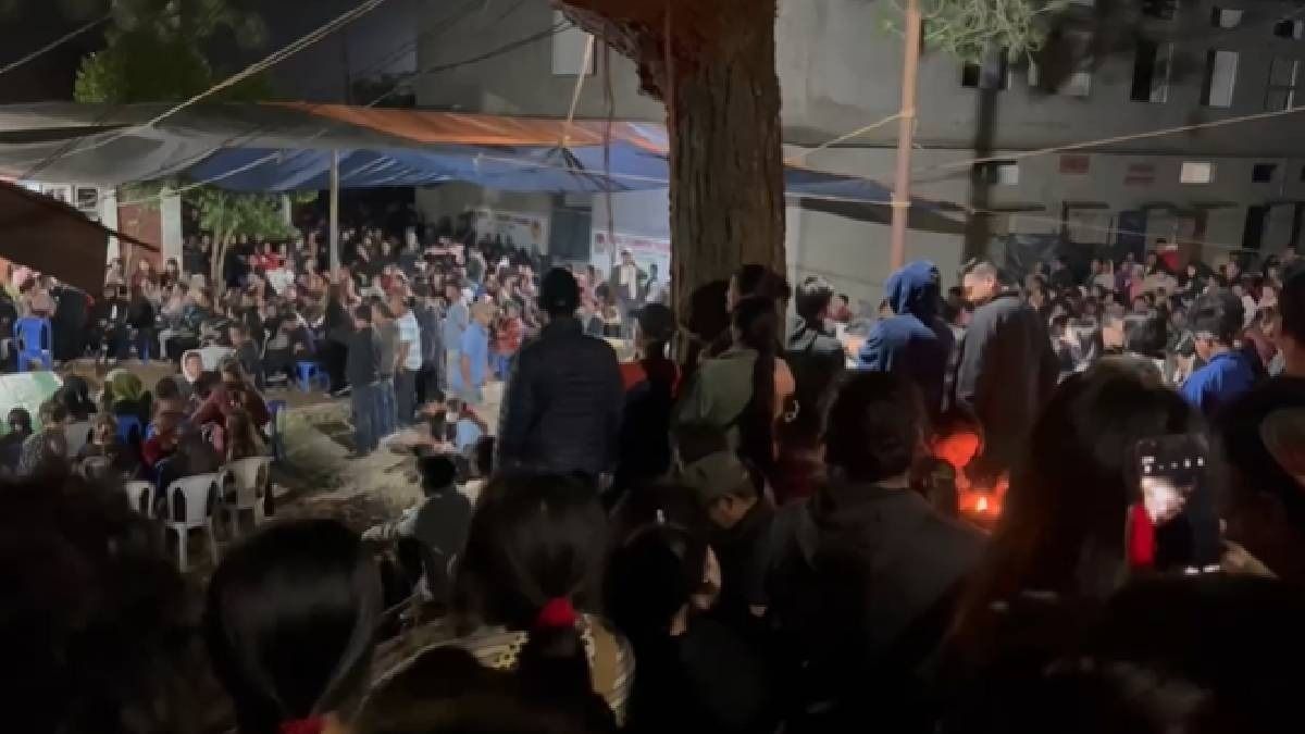 Thousands gather in Manipur's Kangpokpi to receive bodies of church leaders killed in ambush