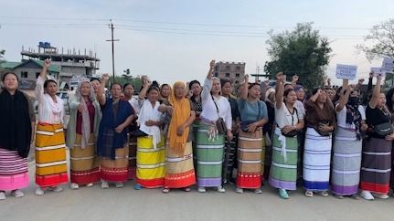 Protest intensifies in Manipur demanding release of remaining Naga hostages