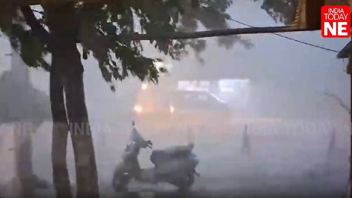 Assam: Storm, heavy rainfall batters Kokrajhar, damages infrastructure and disrupts traffic