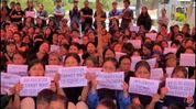 KSO Ukhrul stages mass protest, demands release of allegedly abducted Kuki-Zo civilians KSO Ukhrul stages mass protest, demands release of allegedly abducted Kuki-Zo civilians