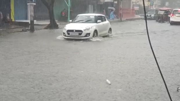 Artificial flooding after brief rain leaves Assam's Tinsukia waterlogged, students and commuters affected