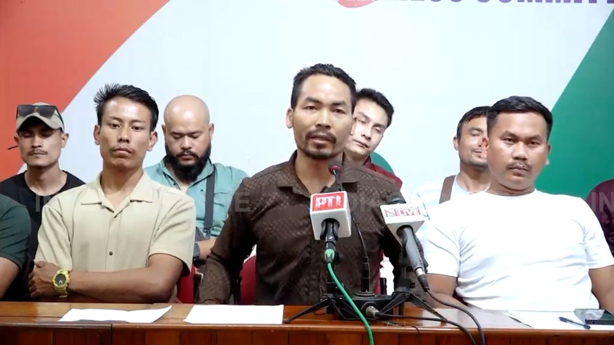 Manipur youth Congress demands immediate release of detained leaders after protest over conflict crisis