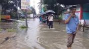 Residents protest artificial flooding in Assam's Sribhumi, demand permanent solution Residents protest artificial flooding in Assam's Sribhumi, demand permanent solution